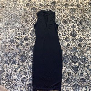 Black Tight Long Dress